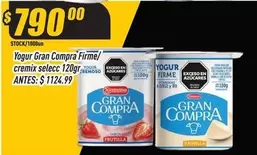 Gran Compra - Yogur  Firme/cremix selecc