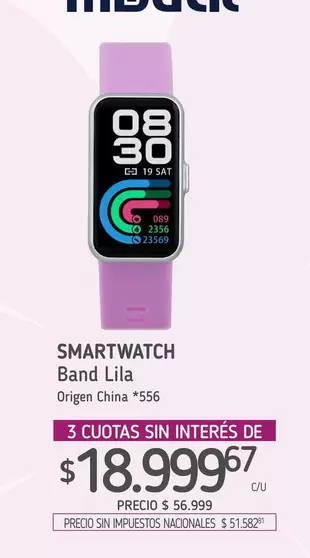 Origen - SMARTWATCH Band Lila *S56