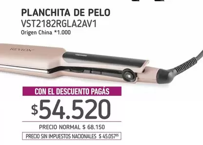 Revlon - PLANCHITA DE PELO VST2182RGLA2AV1