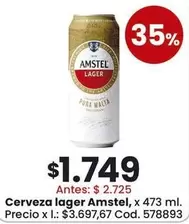 Amstel - Cerveza lager