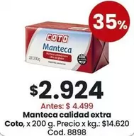 Coto - Manteca