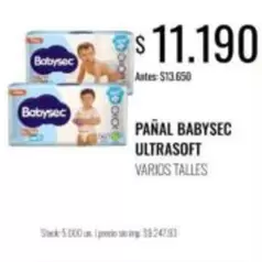Babysec - PAÑAL ULTRASOFT