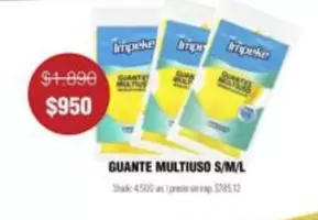 GUANTE MULTIUSO S/M/L