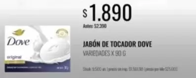Dove - JABÓN DE TOCADOR