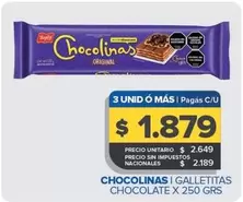 Chocolinas - Galletitas Chocolate