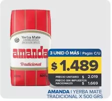 Amanda - Yerba Mate Tradicional