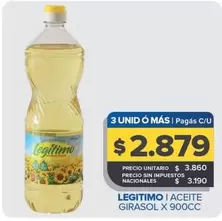 Legítimo - Aceite Girasol