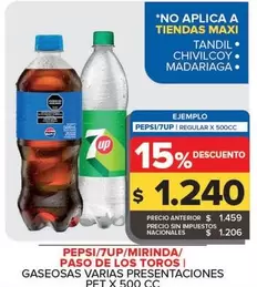Pepsi/7Up/Mirinda/Paso De Los Toros - Gaseosas