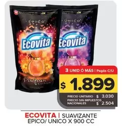 Ecovita - Suavizante Epico 