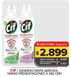 Cif - Desinfectante Aerosol 