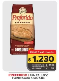 Preferido - Pan Rallado Fortificado