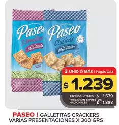 Paseo - GALLETITAS CRACKERS