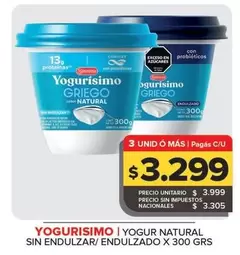 Yogur Griego Natural