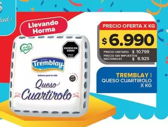 Tremblay - Queso Cuartirolo