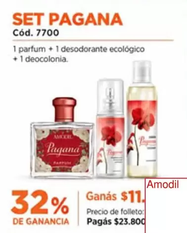 32 - SET PAGANA Cód. 7700