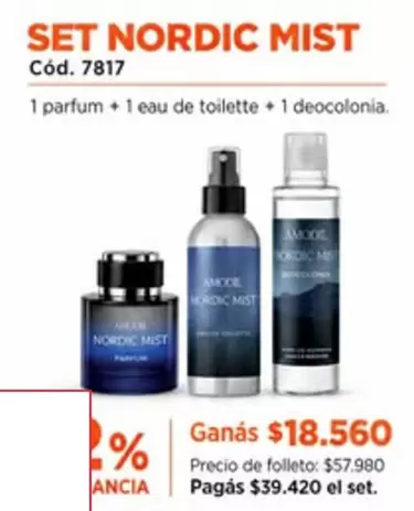 SET NORDIC MIST Cód. 7817