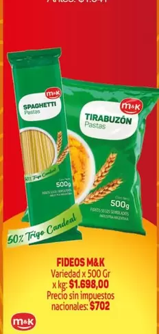 M&K - Fideos