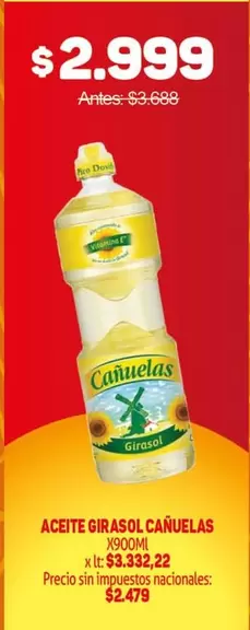 cañuelas - ACEITE GIRASOL
