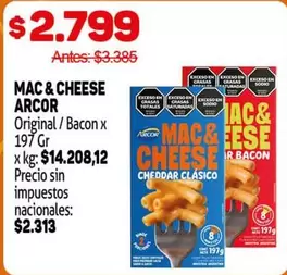 Arcor - MAC & CHEESE Original / Bacon