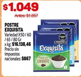 Exquisita - Postre