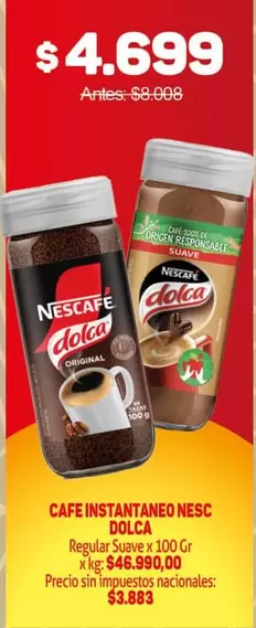 Origen - CAFE INSTANTANEO