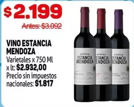 Estancia Mendoza - VINO ESTANCIA MENDOZA Varietales