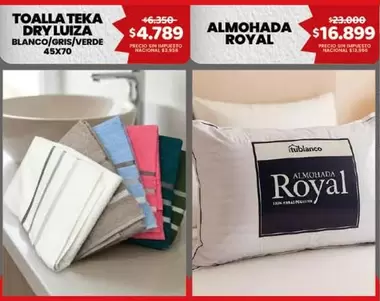 Teka - TOALLA TEKA DRY LUIZA BLANCO/GRIS/VERDE 45X70