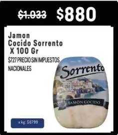 X$ - Jamon Cocido