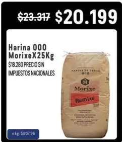 Morixe - Harina 000