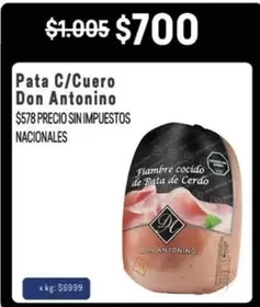 Don Antonino - Pata C/Cuero