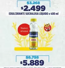 Ledesma - EDULCORANTE SUCRALOSA LÍQUIDO