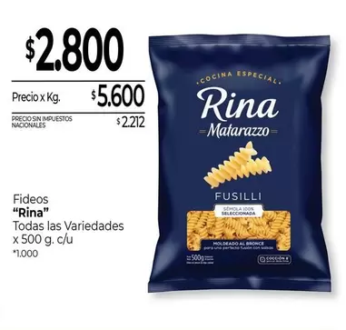 X$ - Fideos