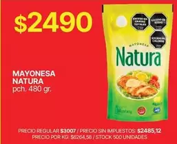 Natura - MAYONESA