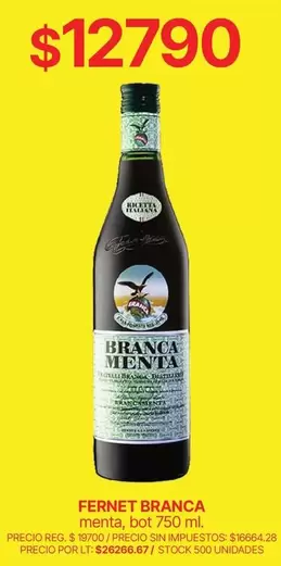 Fernet Branca - FERNET BRANCA menta
