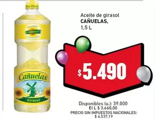 cañuelas - Aceite de girasol