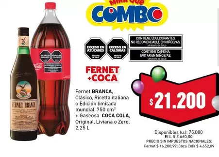 Branca - Fernet + Coca