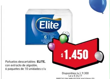 Elite - Pañuelos descartables