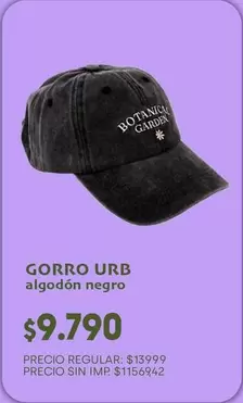 Negro - GORRO URB