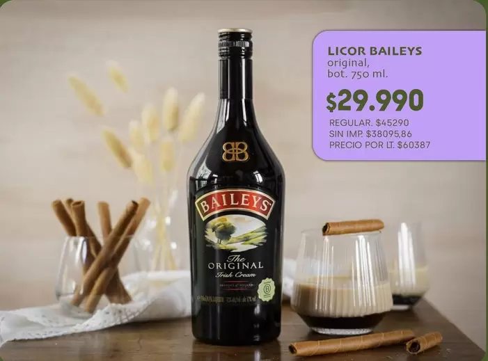 Baileys - LICOR ORIGINAL