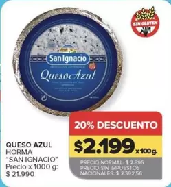 San Ignacio - Queso Azul