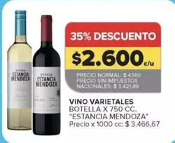Estancia Mendoza - VINO VARIETALES