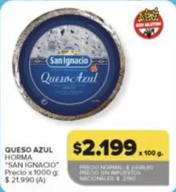 San Ignacio - Queso Azul