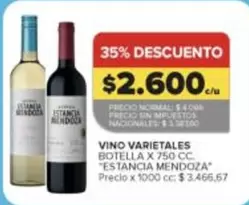 Estancia Mendoza - VINO VARIETALES