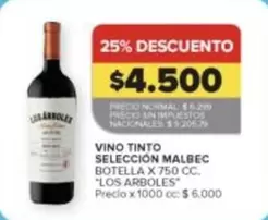 Los Arboles - VINO TINTO SELECCIÓN MALBEC