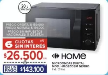 Negro - MICROONDAS DIGITAL