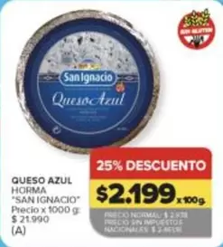 San Ignacio - Queso Azul Horma