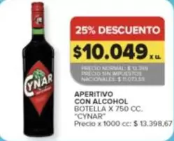 Cynar - APERITIVO CON ALCOHOL