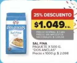 Dos Anclas - SAL FINA