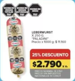 Paladini - LEBERWURST