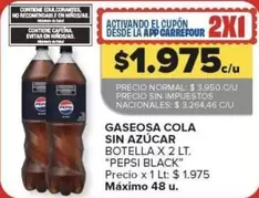 Pepsi - Gaseosa Cola Sin Azúcar